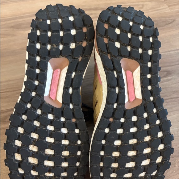 Adidas Tan and Pink Ultra Boost, 7.5. Like new! - Picture 7 of 8